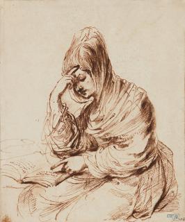 Giovanni Francesco Barbieri - A Sibyl Reading