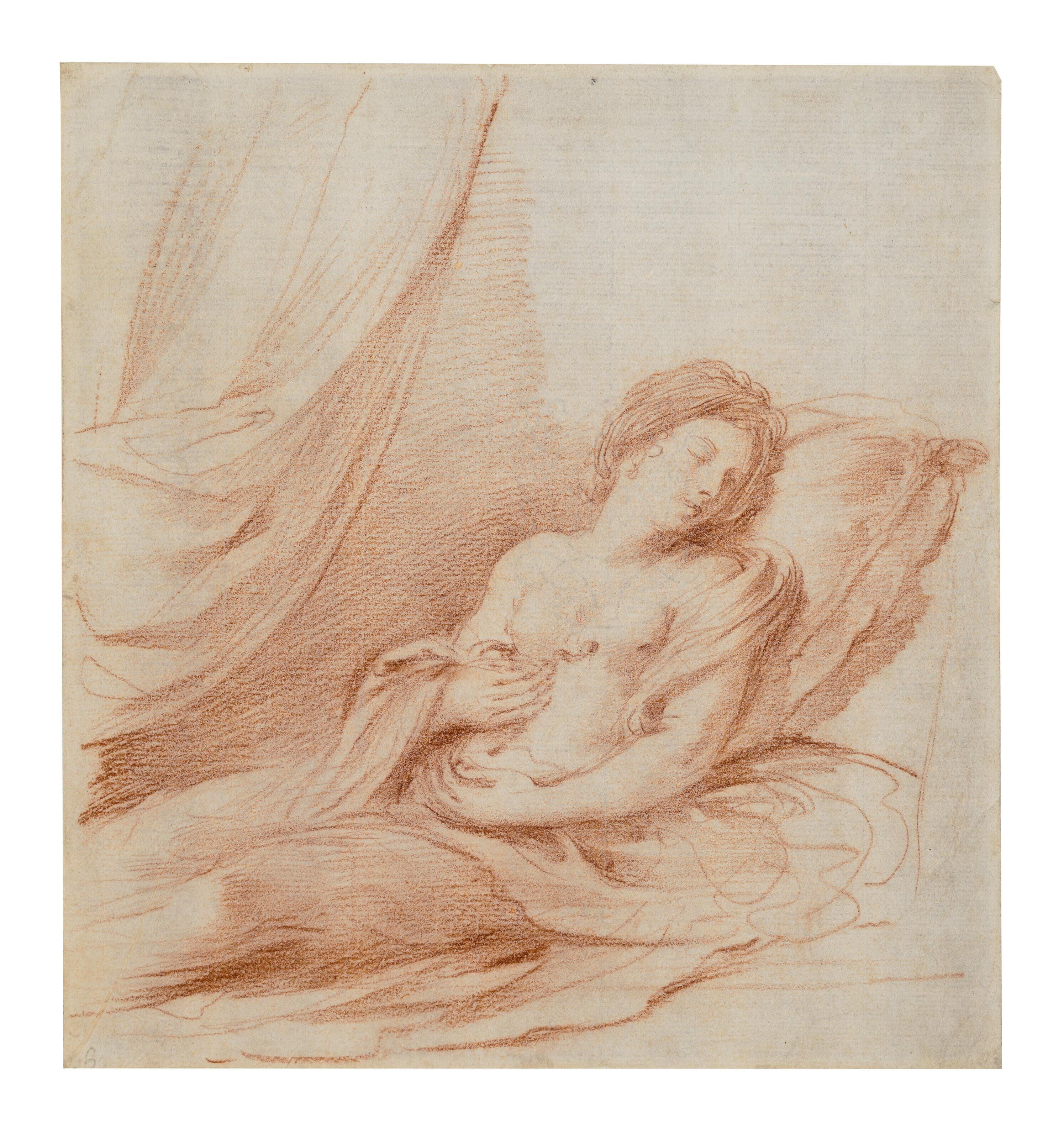 Giovanni Francesco Barbieri - Cleopatra bitten by the asp