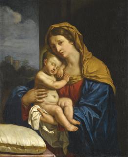 Giovanni Francesco Barbieri - Madonna con Bambino