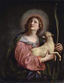 Giovanni Francesco Barbieri - Saint Agnes