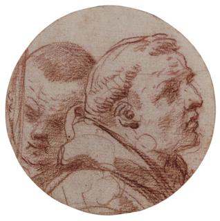 Giovanni Francesco Barbieri - Saint Anthony of Padua (?) and an acolyte