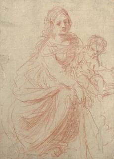 Giovanni Francesco Barbieri - The Madonna And Child