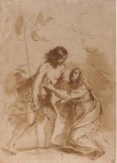 Giovanni Francesco Barbieri - The Resurrected Christ appearing to the Virgin