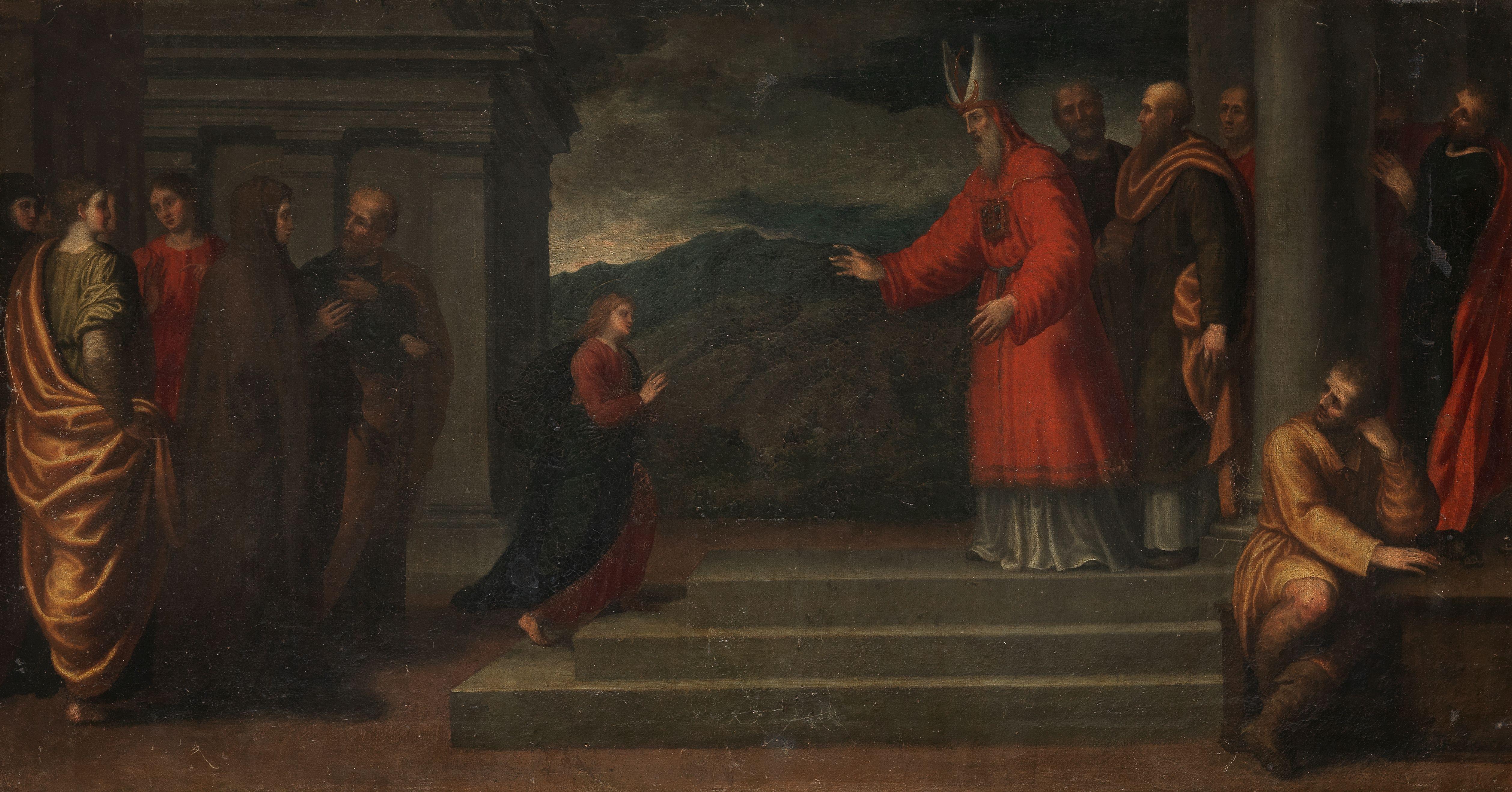 Giovanni Francesco Caroto - The Presentation In The Temple