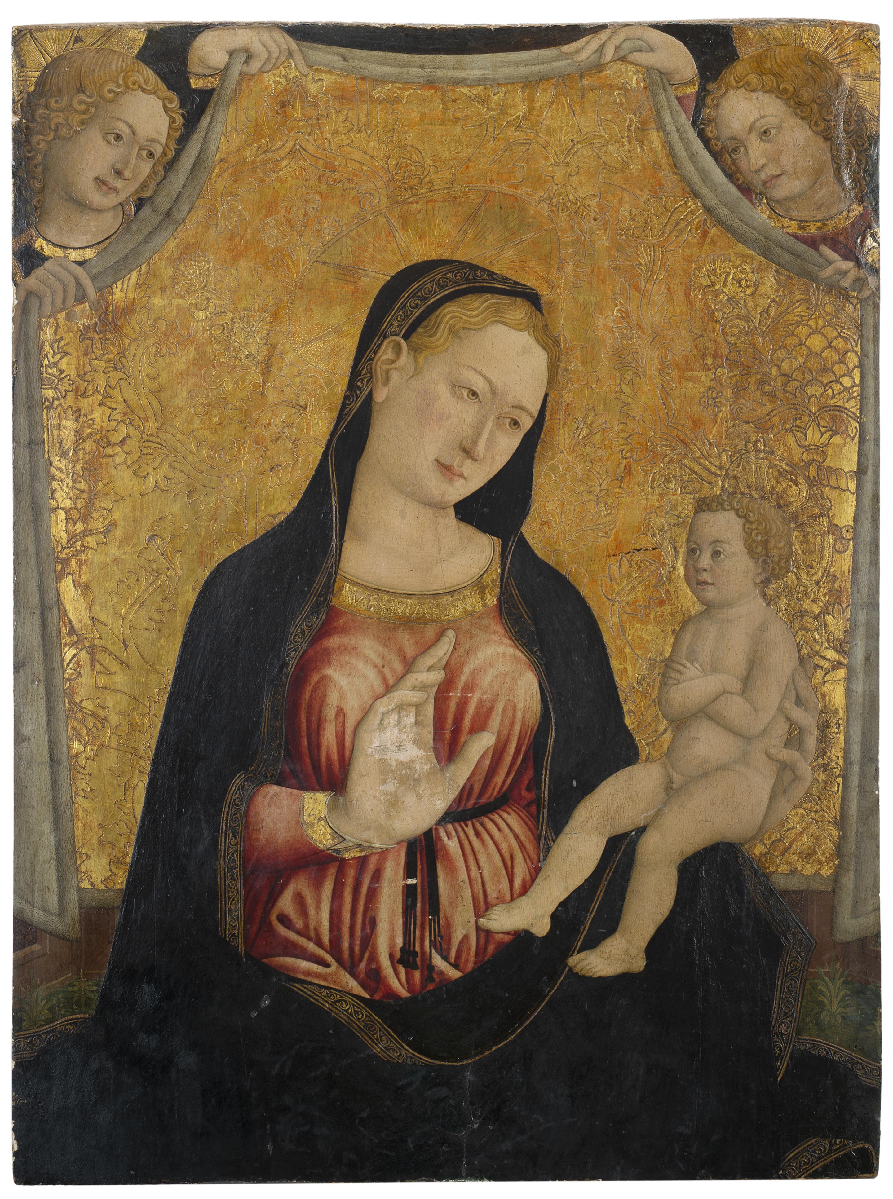 Giovanni Francesco da Rimini - Madonna dell\'Umiltà e angeli