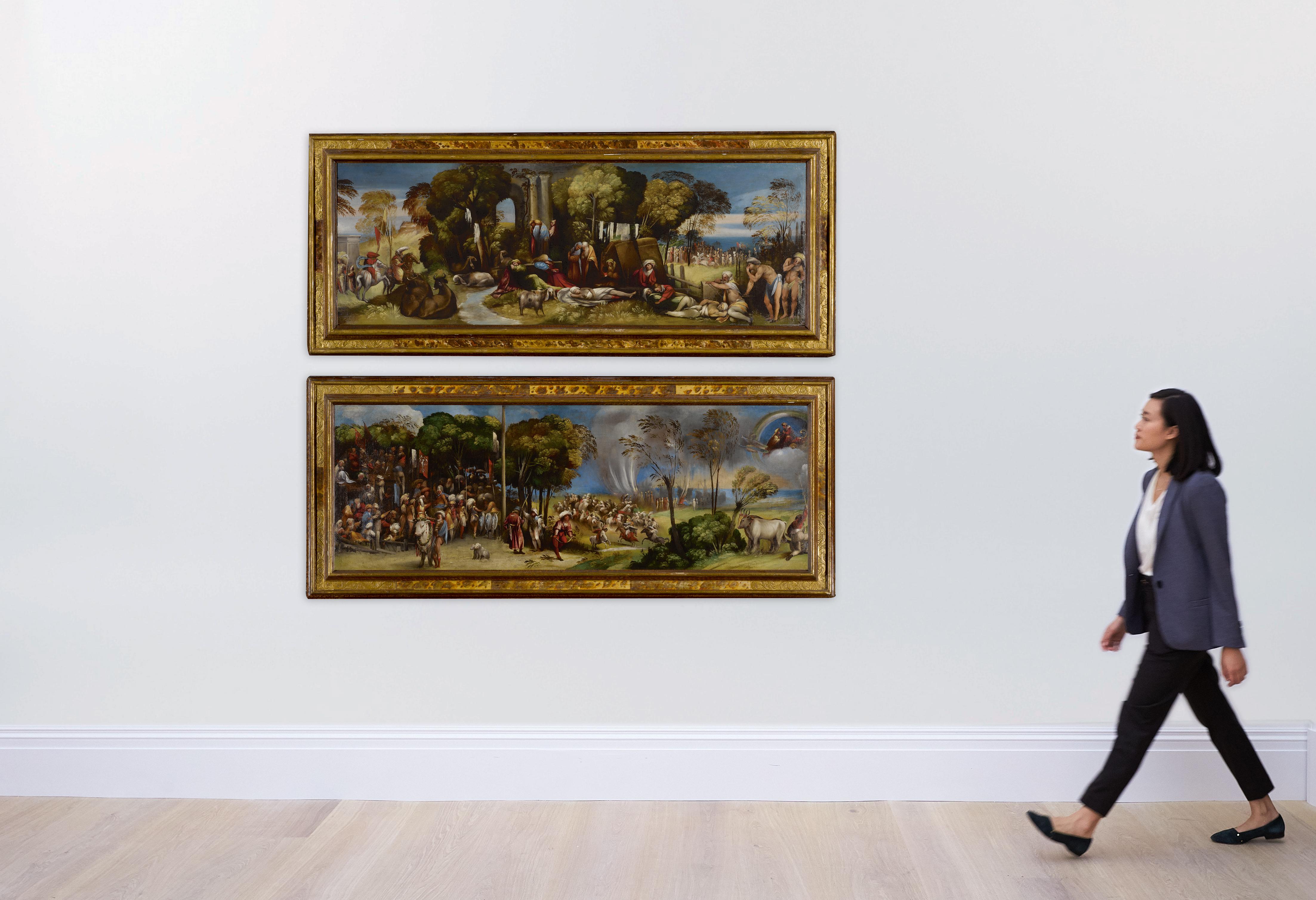 Giovanni Francesco Di Niccolò Di Luteri - The Plague at Pergamea; The Sicilian Games