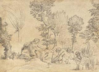 Giovanni Francesco Grimaldi - Latona Turning Lycian Peasants Into Frogs