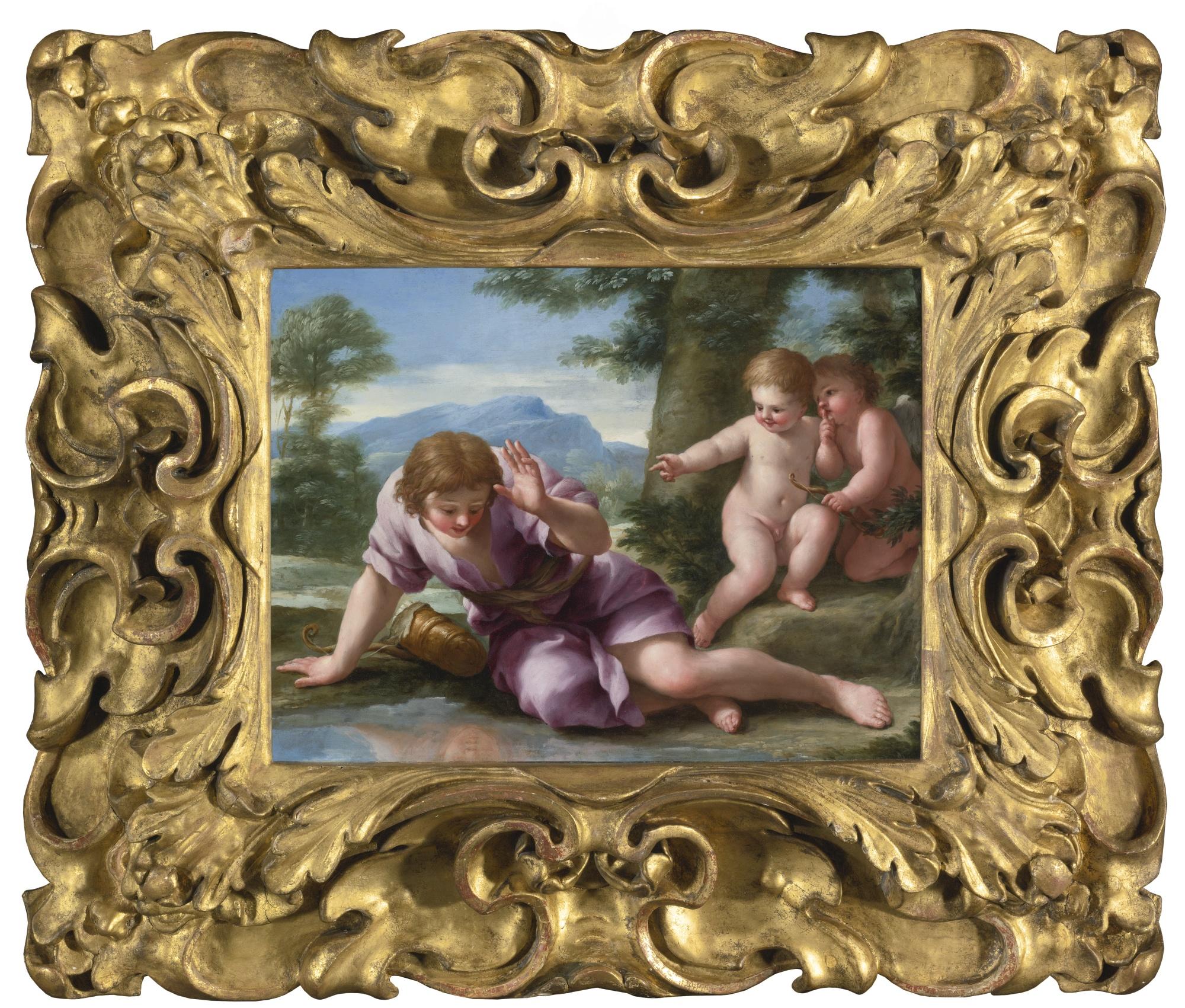 Giovanni Francesco Romanelli - Narcissus