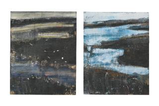 Giovanni Frangi - Canale Lombardosigned And Titled On The Reverse, Each. Executed In 1998