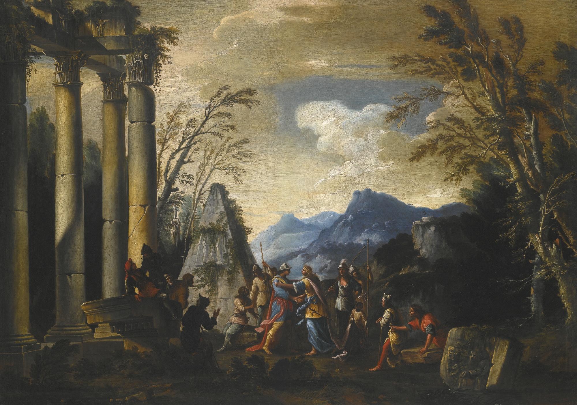 Giovanni Ghisolfi - Alexander The Great And Thalestris