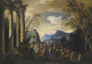 Giovanni Ghisolfi - Alexander The Great And Thalestris