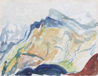 Giovanni Giacometti - Berglandschaft Im Bergell