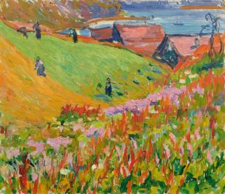 Giovanni Giacometti - Blühende Wiesen. Um 1919/20.