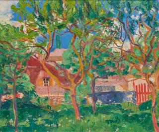Giovanni Giacometti - Curtin / Obstgarten, 1929