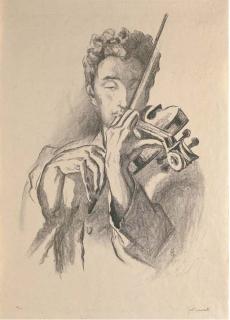 Giovanni Giacometti - Der Violinspieler, um 1930/1931