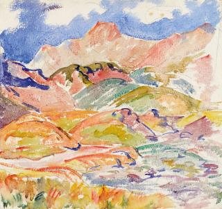 Giovanni Giacometti - Gebirgsbach.