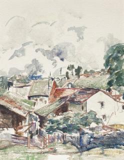 Giovanni Giacometti - Häuser In Stampa