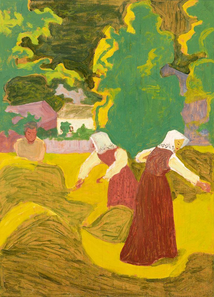 Giovanni Giacometti - Heuerinnen. Um 1903.