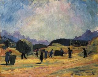 Giovanni Giacometti - Heuernte, 1932