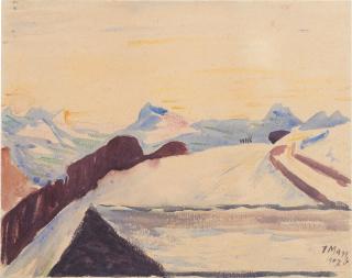 Giovanni Giacometti - Il Roven (Stampa), 1907