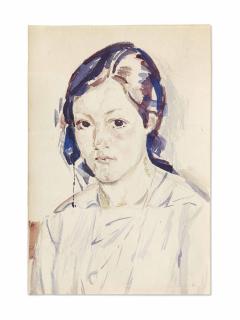 Giovanni Giacometti - Mädchenbildnis, 1920