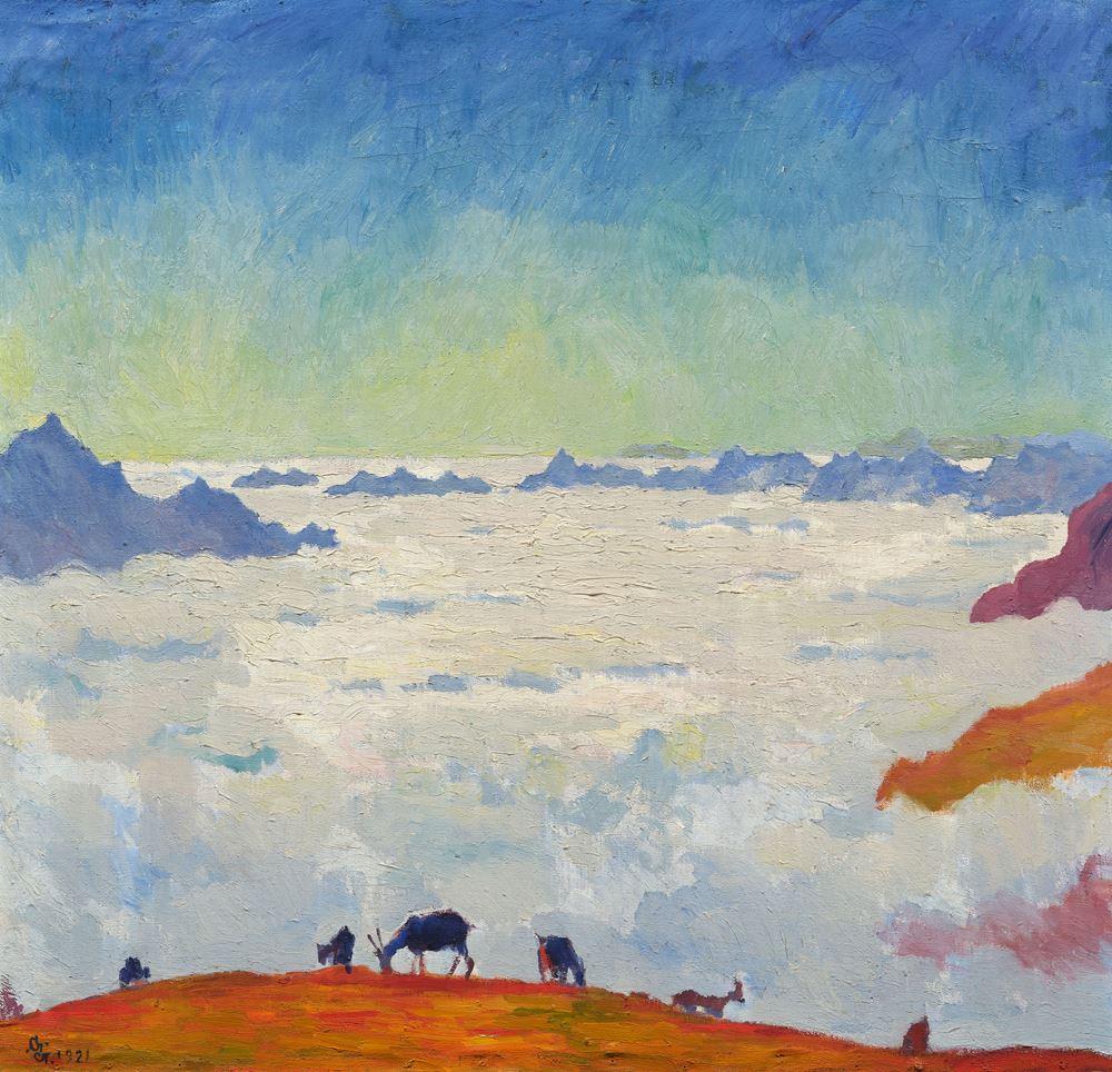 Giovanni Giacometti - Mare di Nebbia. 1921.