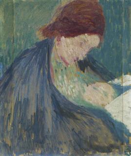 Giovanni Giacometti - Mutter und Kind (Annetta Giacometti mit Alberto), 1901