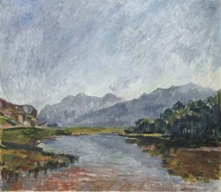 Giovanni Giacometti - Oberengadin im Herbst, 1923