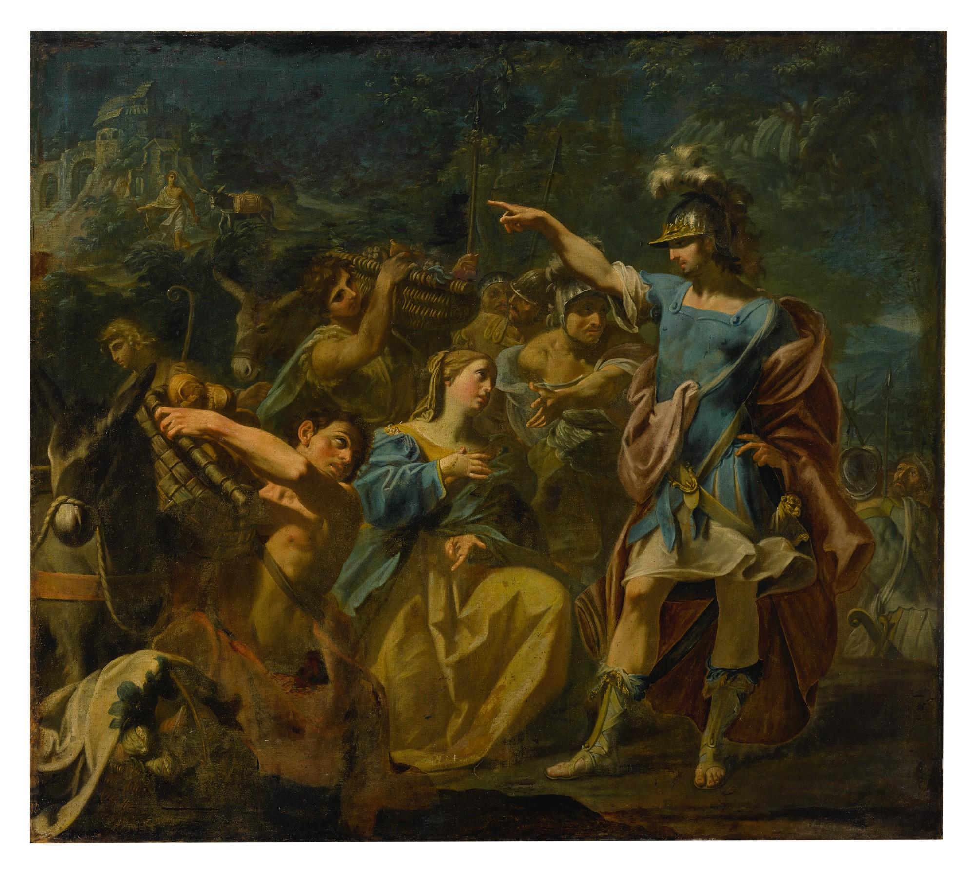 Giovanni Gioseffo Dal Sole - David meeting Abigail