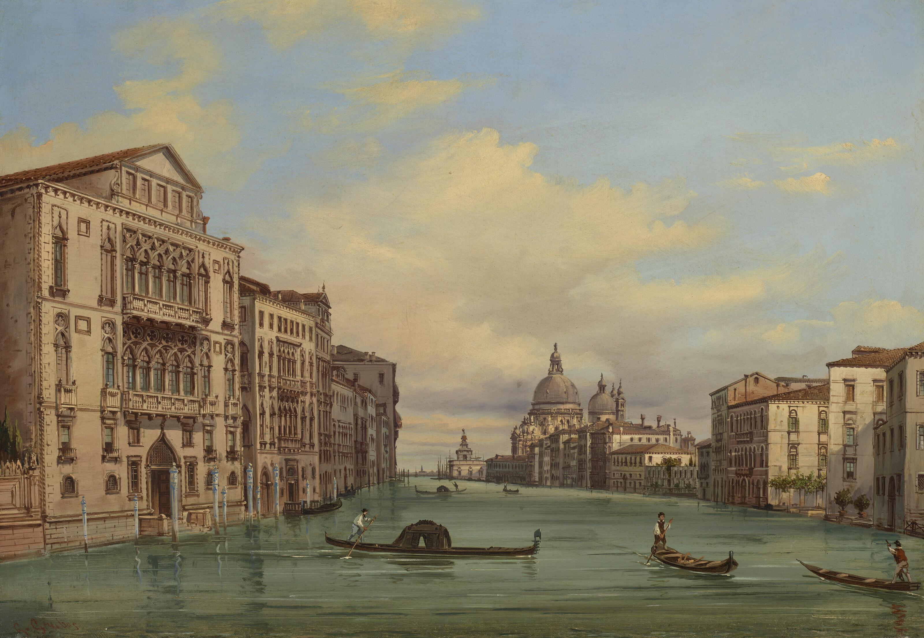 Giovanni Grubacs - Ponte dei Gesuiti - Calle di Volti