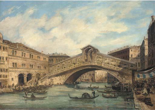 Giovanni Grubacs - The Rialto Bridge, Venice