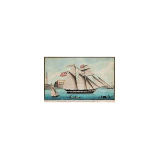 Giovanni (John) Luzzo - The Schooner Catharine, George Shand Commander, Leaving The Port Of Venice, 1847