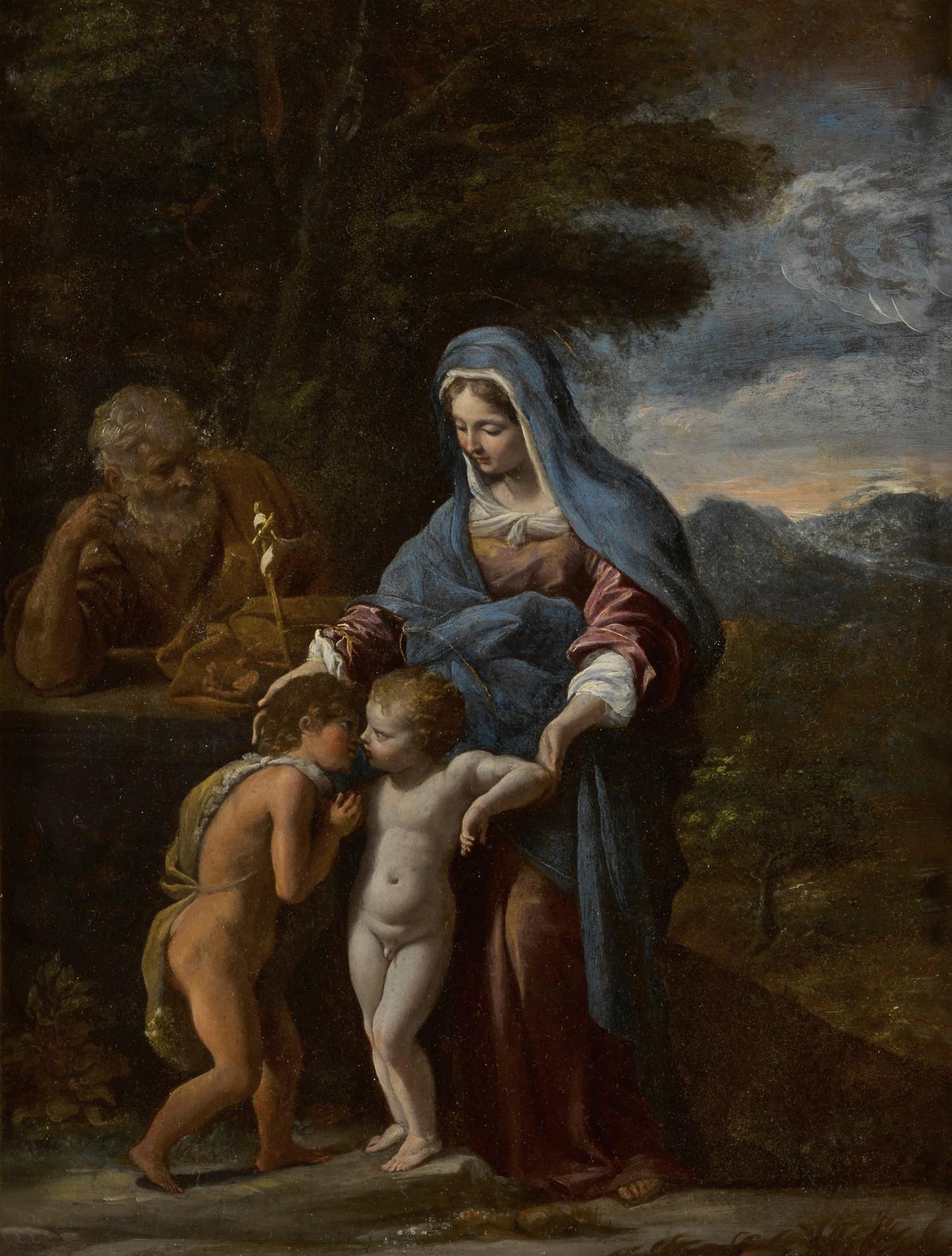Giovanni Lanfranco - The Holy Family with the Infant Saint John the Baptist