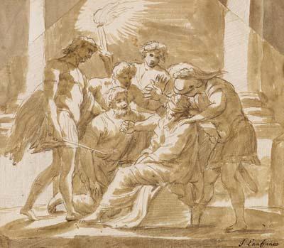 Giovanni Lanfranco - Verspottung Christi