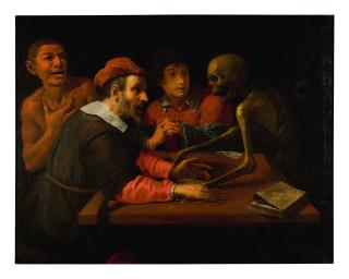 Giovanni Martinelli - Death Comes To The Table Of The Miser