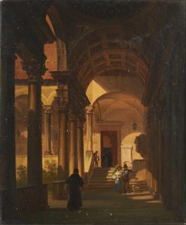 Giovanni Migliara - Chiostro