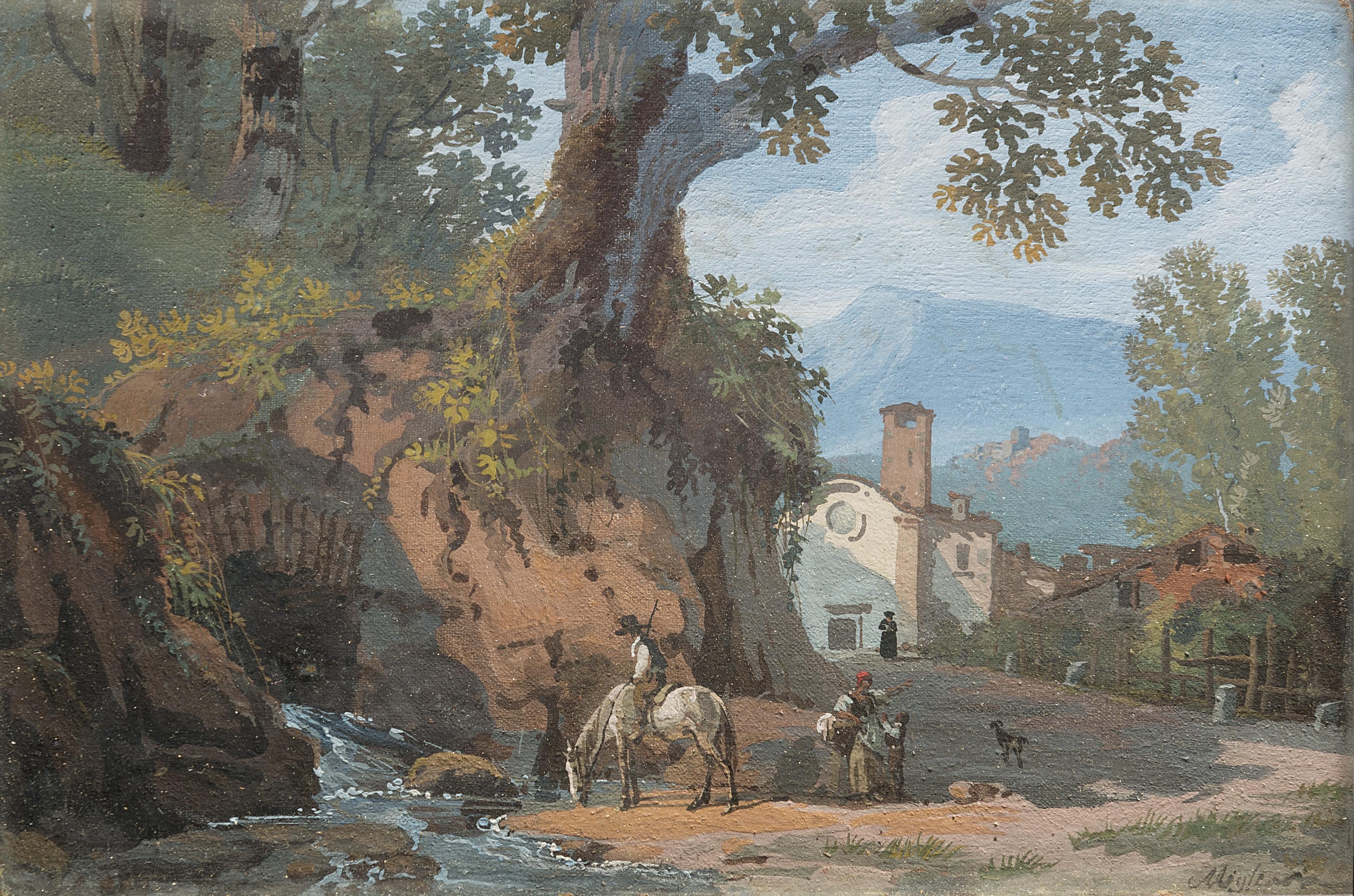 Giovanni Migliara - Viandanti