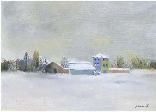 Giovanni Omiccioli - Case e neve