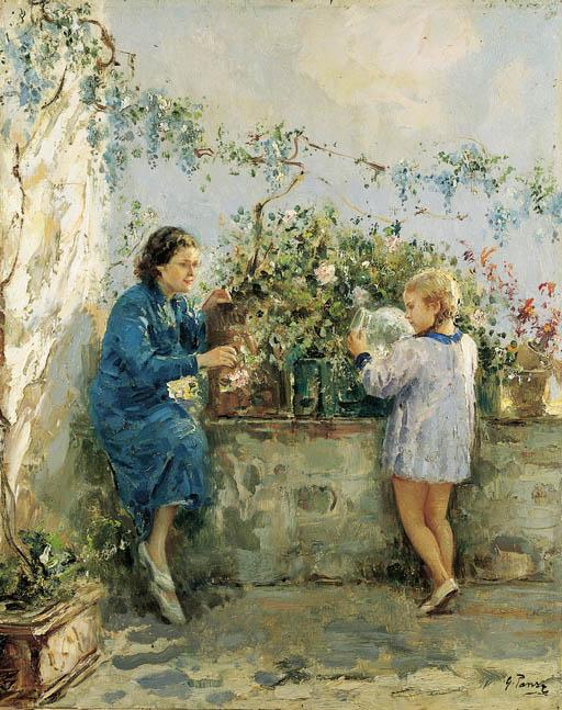 Giovanni Panza - Sulla terrazza