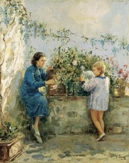 Giovanni Panza - Sulla terrazza