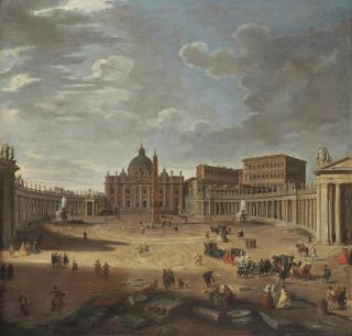 Giovanni Paolo Panini - View Of Saint Peter\'S Square, Rome
