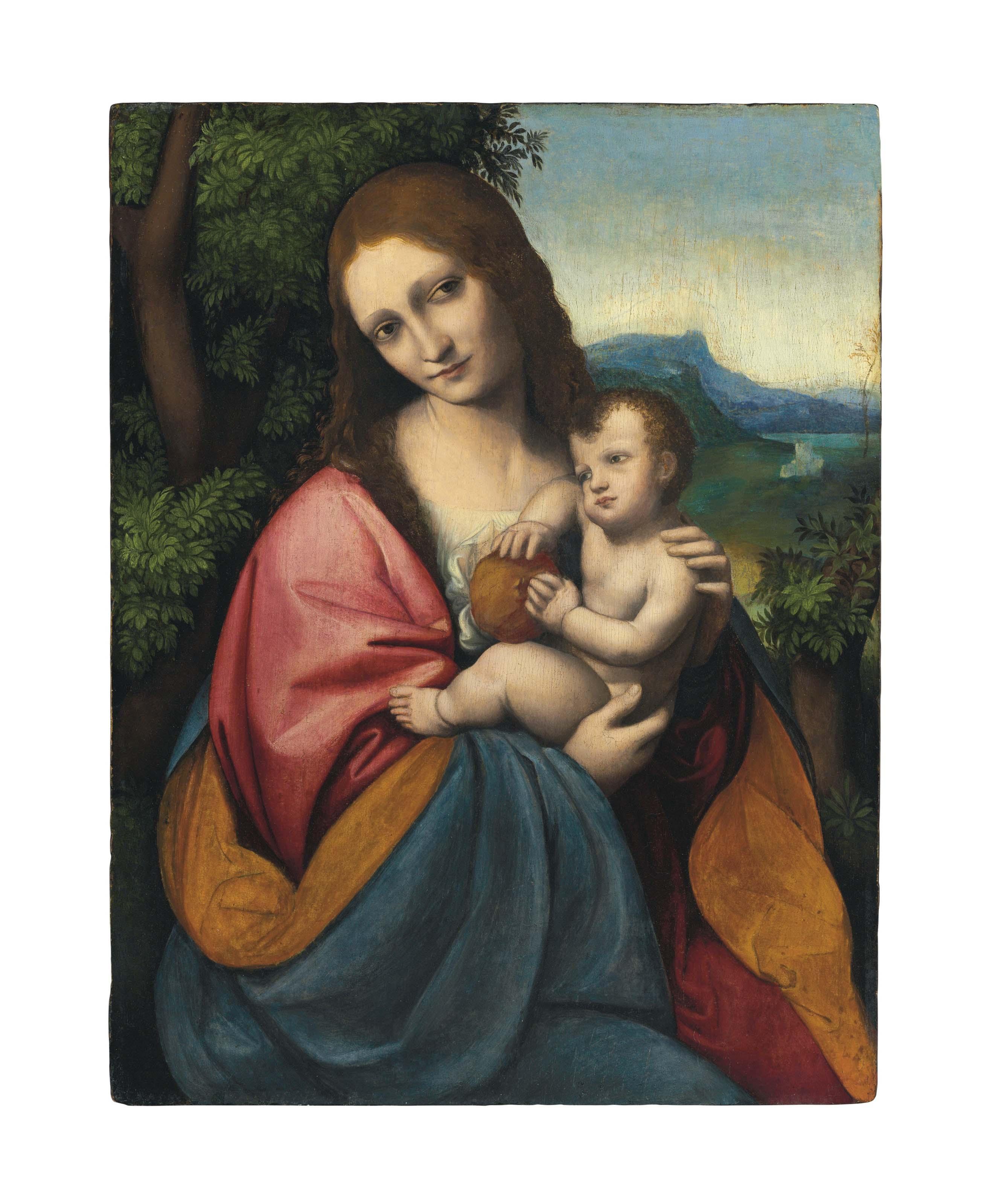 Giovanni Pietro Rizzoli, Il Giampietrino - The Madonna and Child with a pomegranate