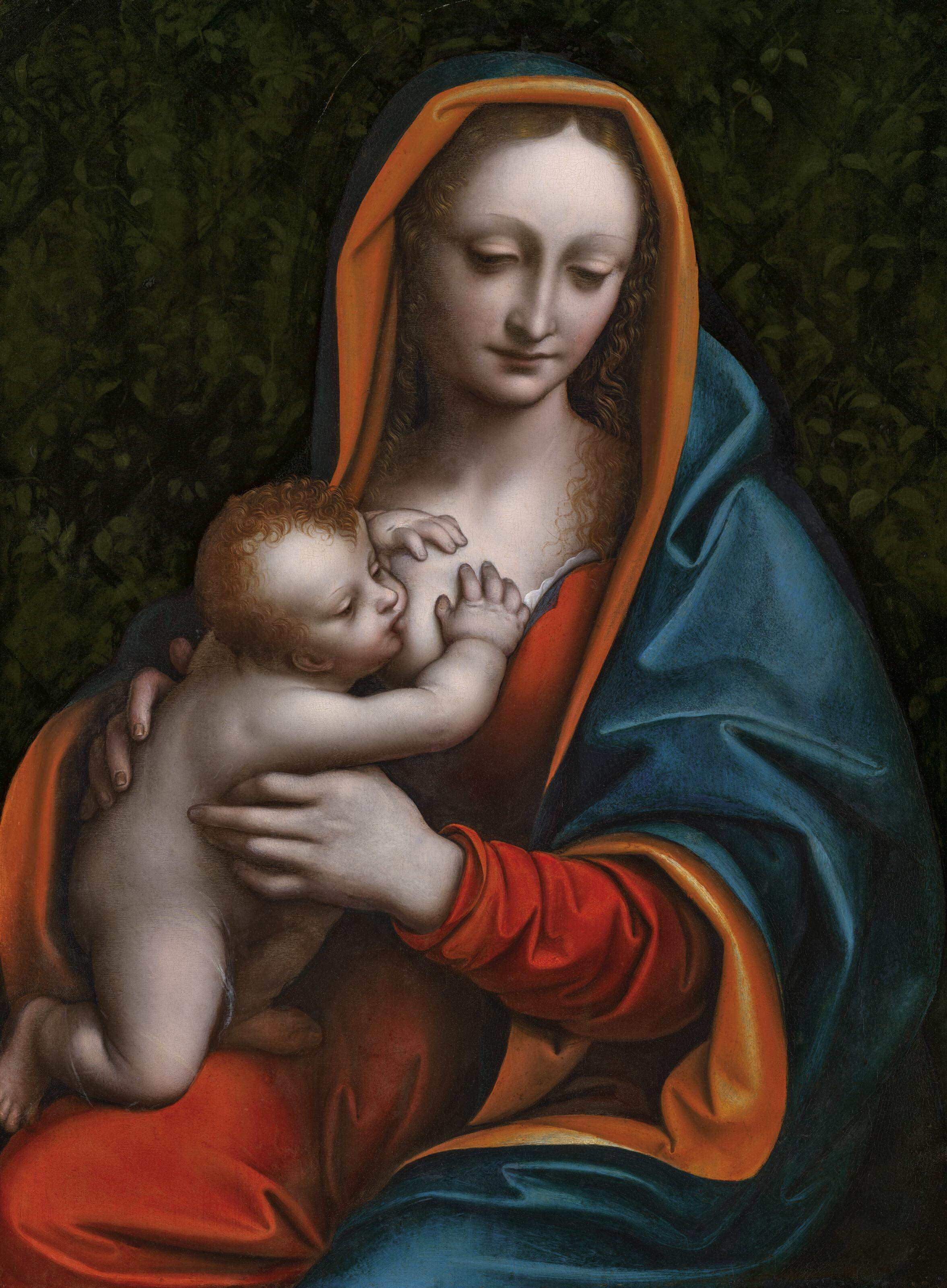 Giovanni Pietro Rizzoli - The Madonna suckling the infant Christ