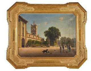 Giovanni Renica - Conversazione in villa