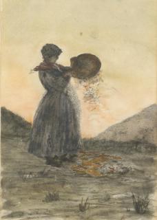 Giovanni Segantini - Al Vaglio