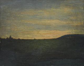 Giovanni Segantini - Crepuscolo in Brianza