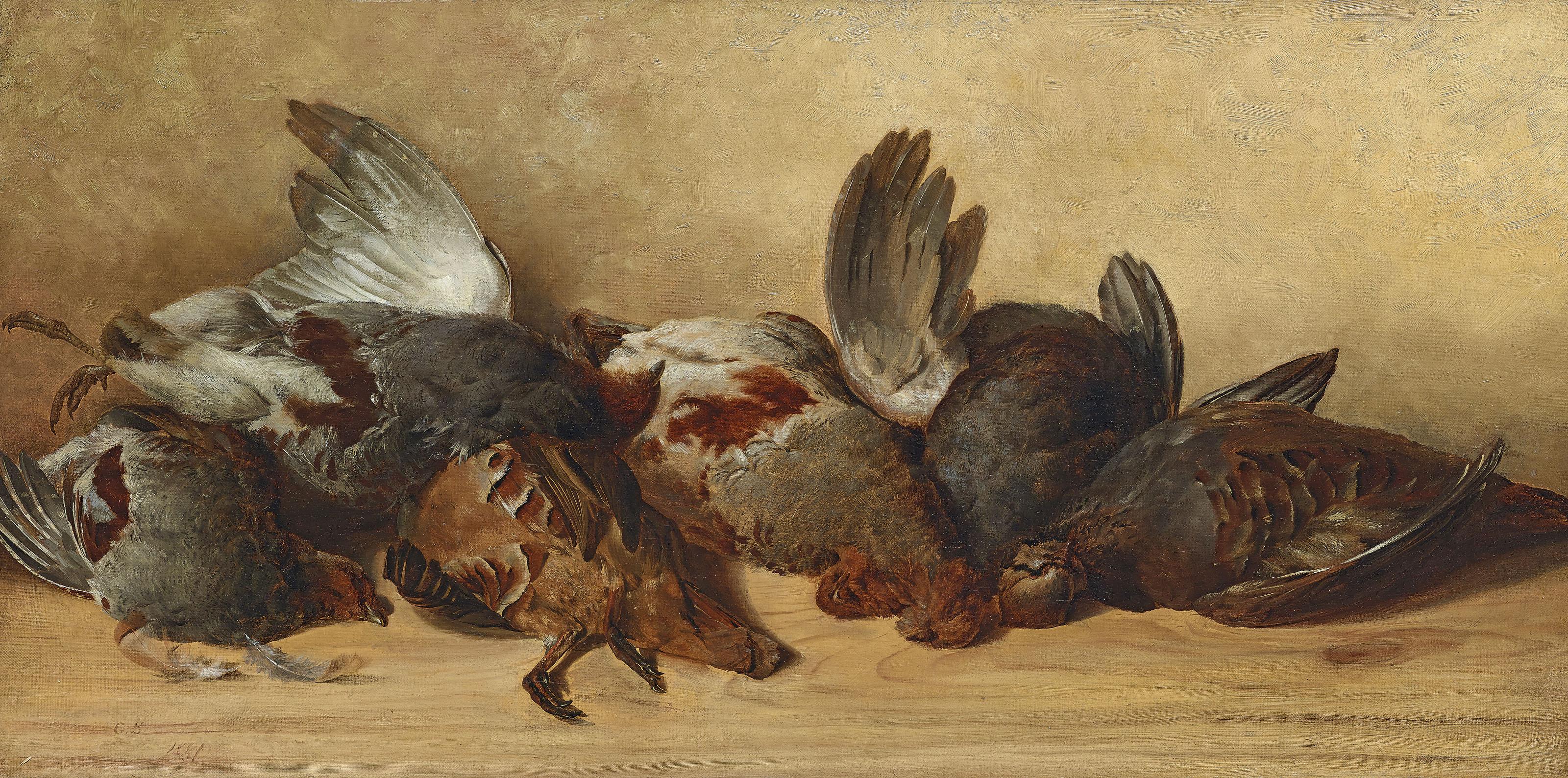 Giovanni Segantini - Fagiani, 1881