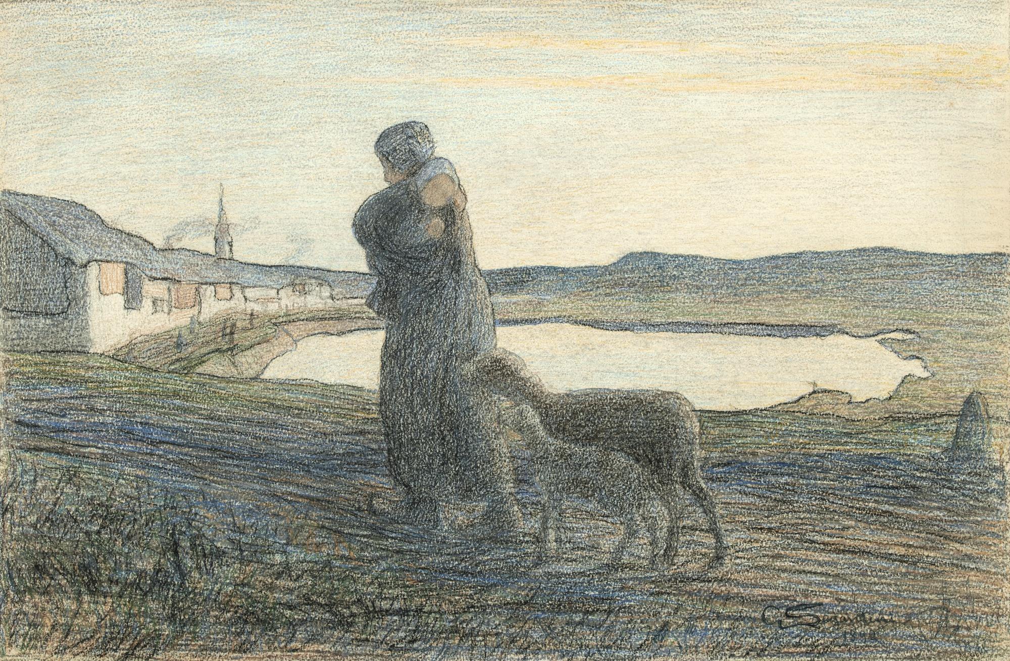 Giovanni Segantini - Le Due Madri, 1892