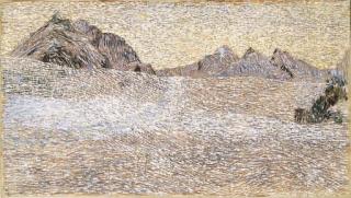 Giovanni Segantini - Paesaggio alpino