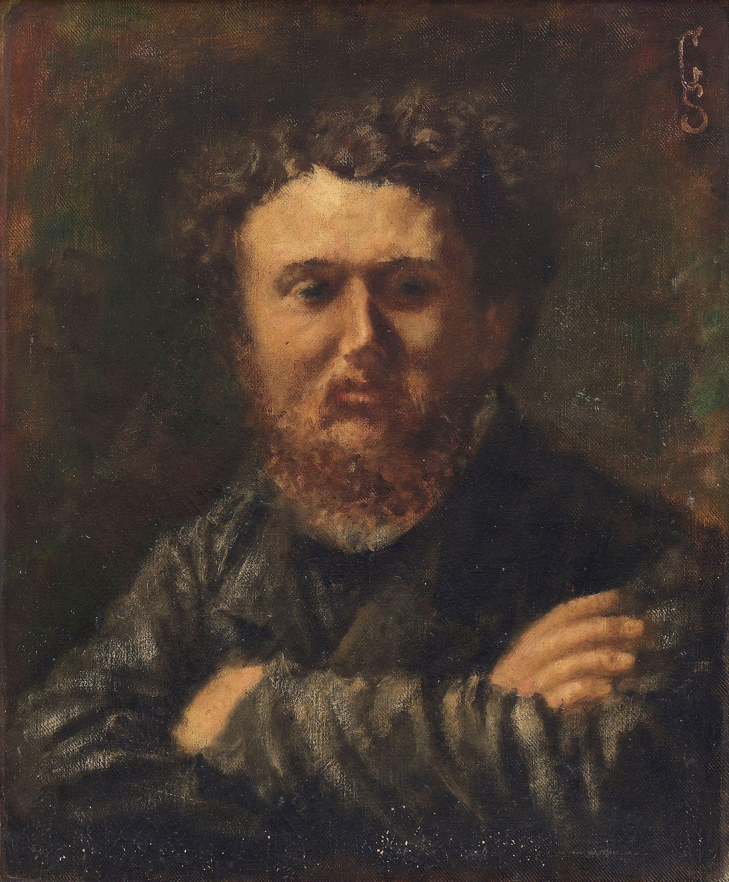 Giovanni Segantini - Portrait of Ercole Bertoni